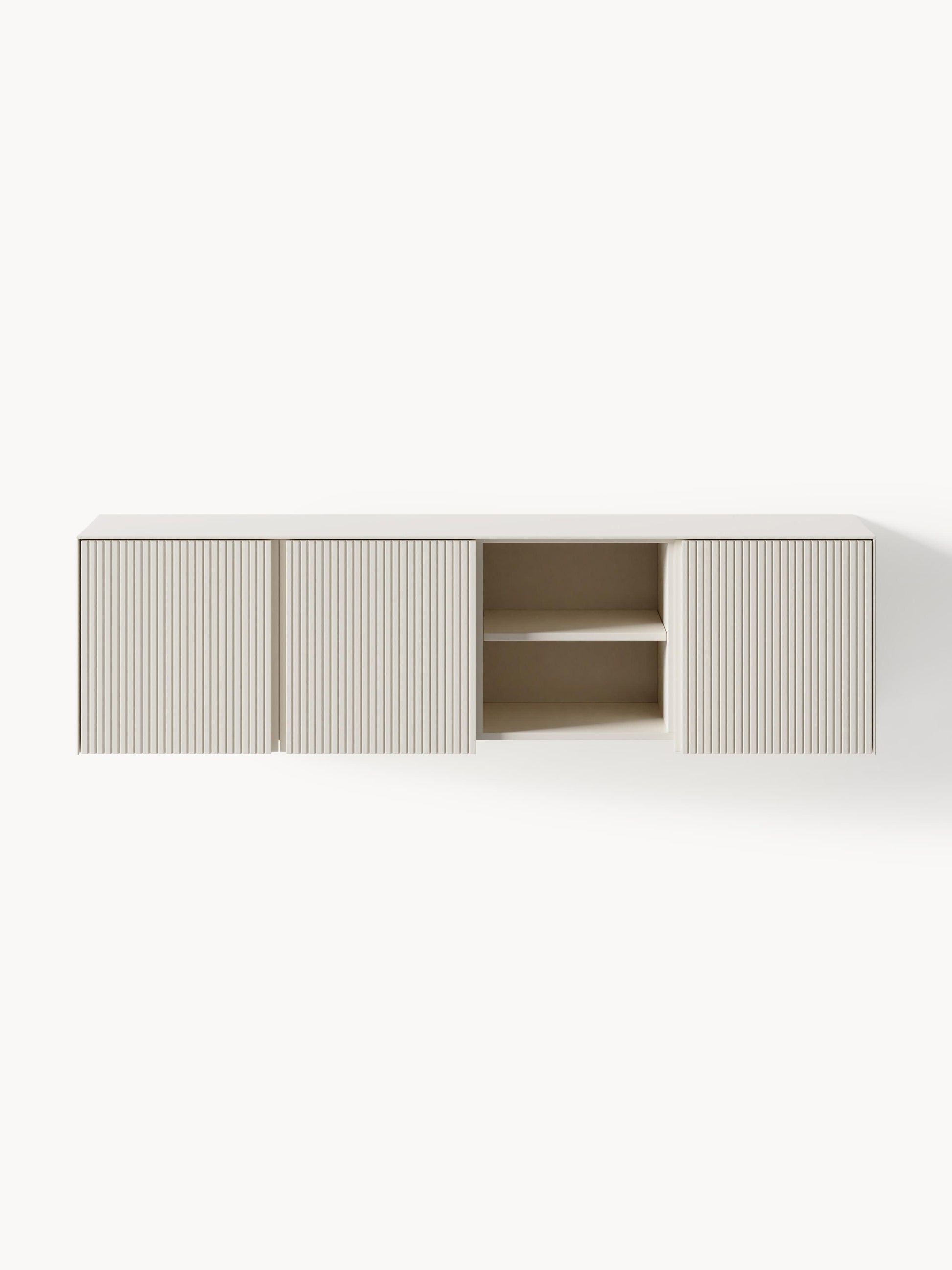 Lowboard Shea mit geriffelter Front