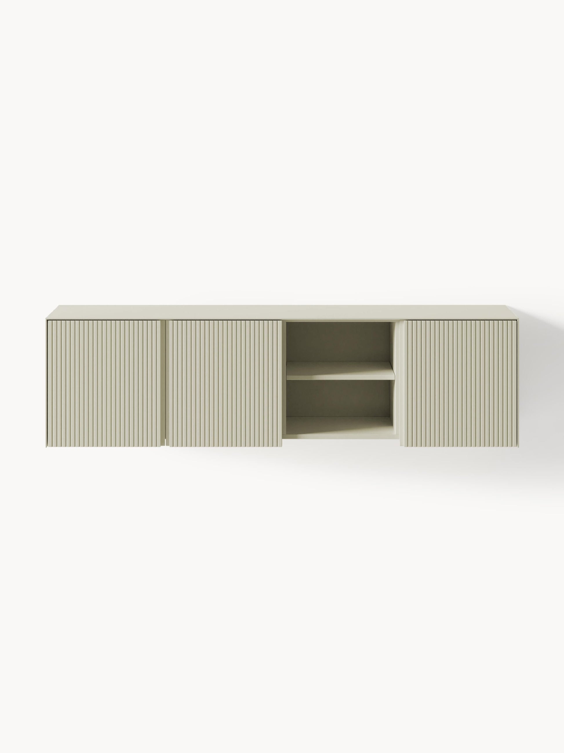 Lowboard Shea mit geriffelter Front
