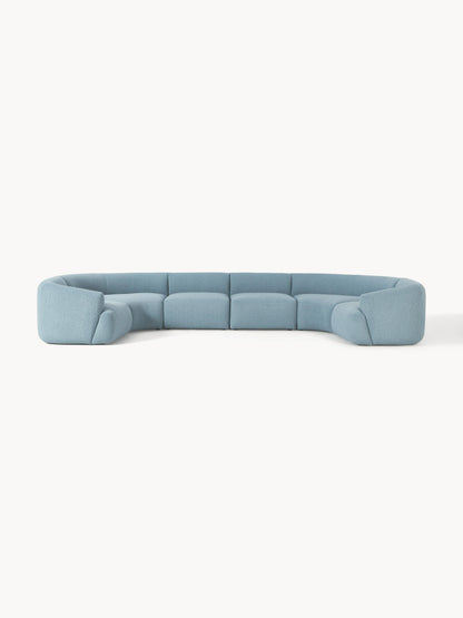 Modulares Bouclé-XL-Sofa Sofia