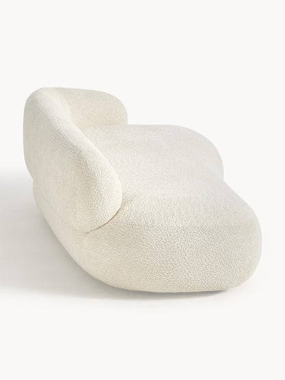Sofa Alba (3-Sitzer) aus Teddy-Bouclé