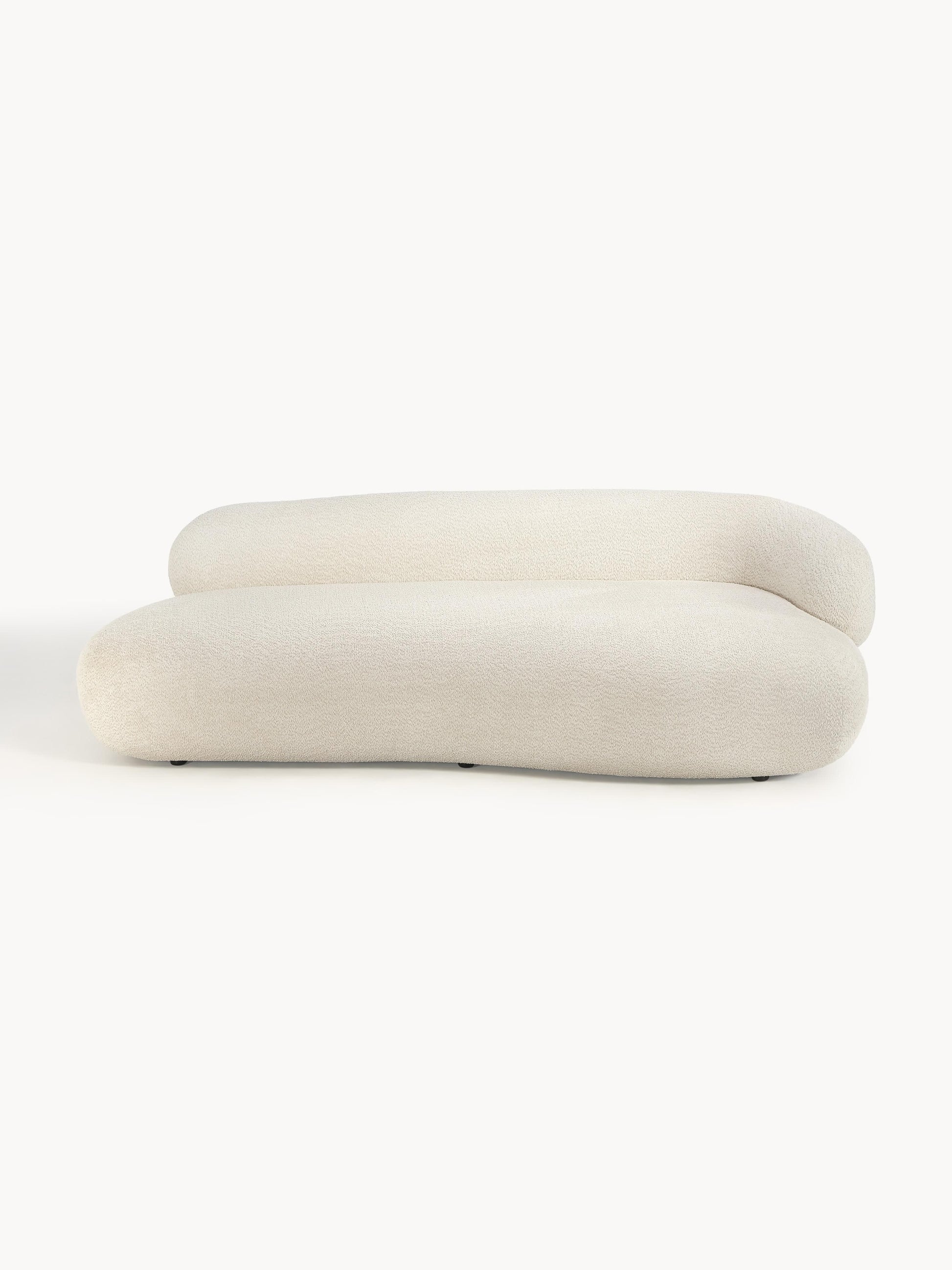 Galeriebild 1 - Sofa Alba (3-Sitzer) aus Teddy-Bouclé
