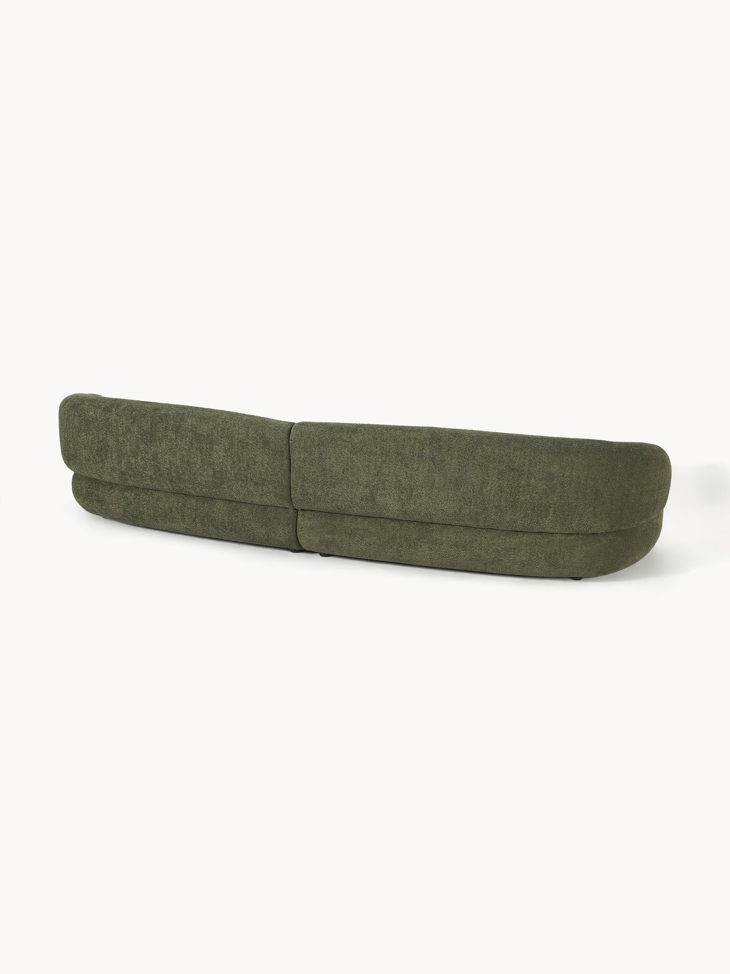 Sofa Alba (4-Sitzer) aus Teddy-Bouclé