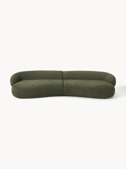 Galeriebild 1 - Sofa Alba (4-Sitzer) aus Teddy-Bouclé