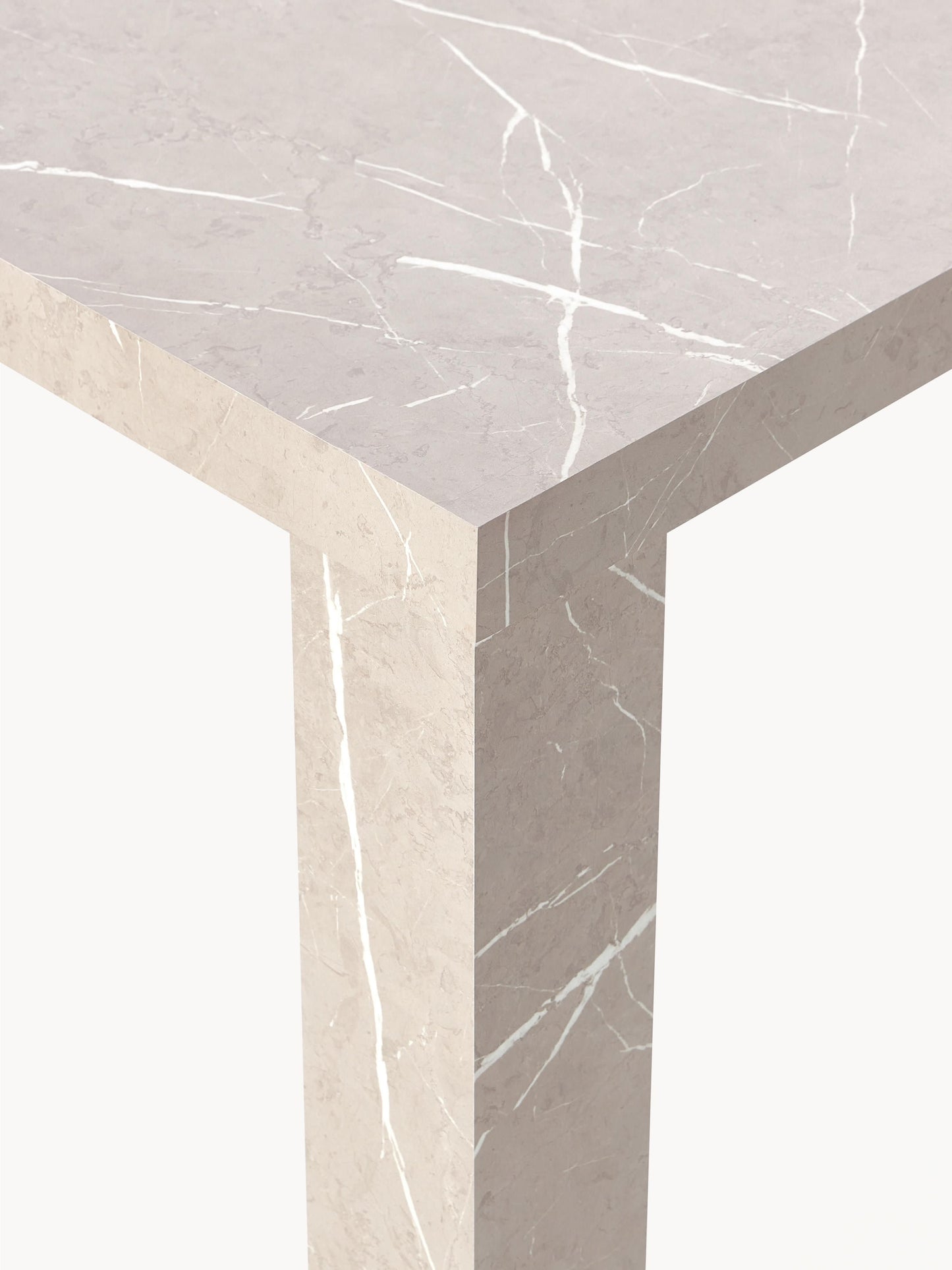 Esstisch Carl in Marmor-Optik, 180 x 90 cm