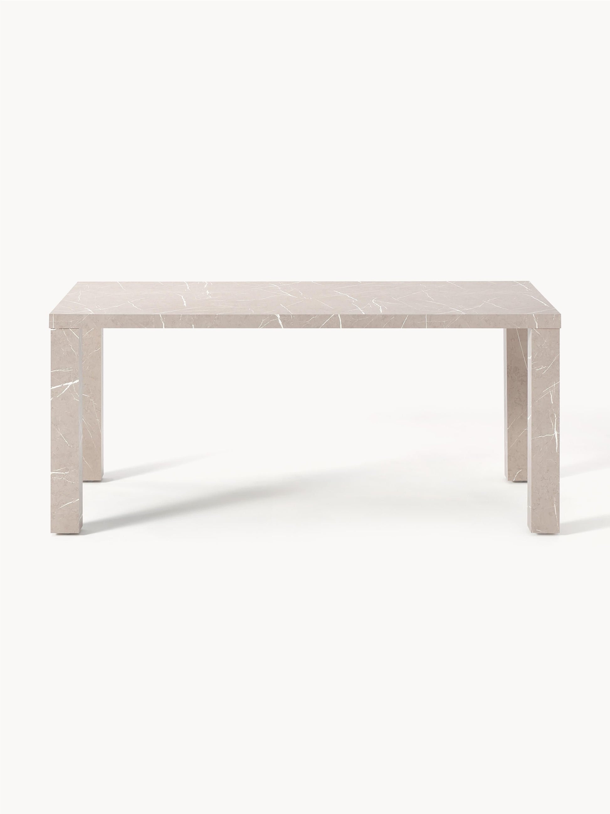 Esstisch Carl in Marmor-Optik, 180 x 90 cm