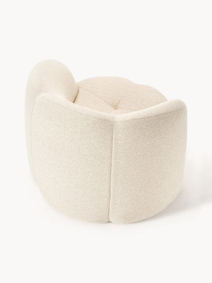 Bouclé-Loungesessel Fleur