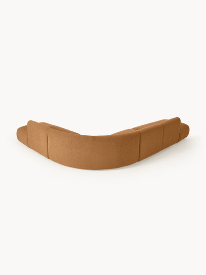 Modulares Bouclé-Ecksofa Sofia (4-Sitzer)