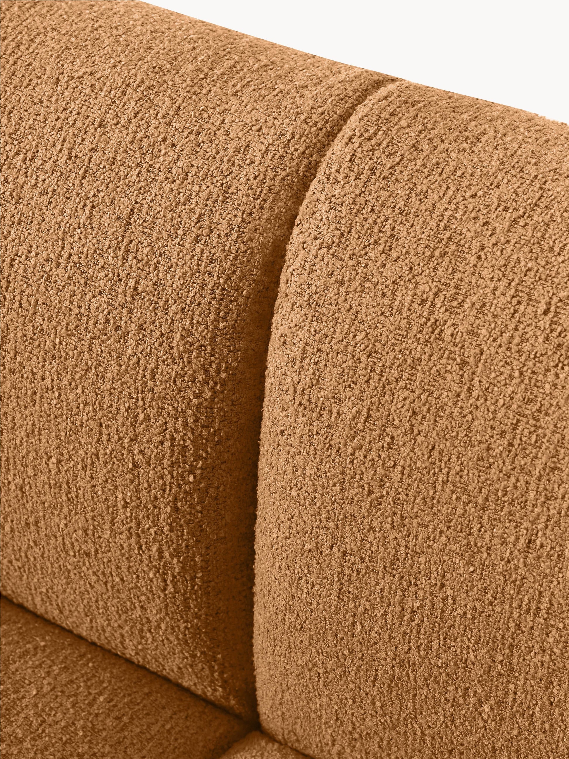 Modulares Bouclé-Ecksofa Sofia (4-Sitzer)