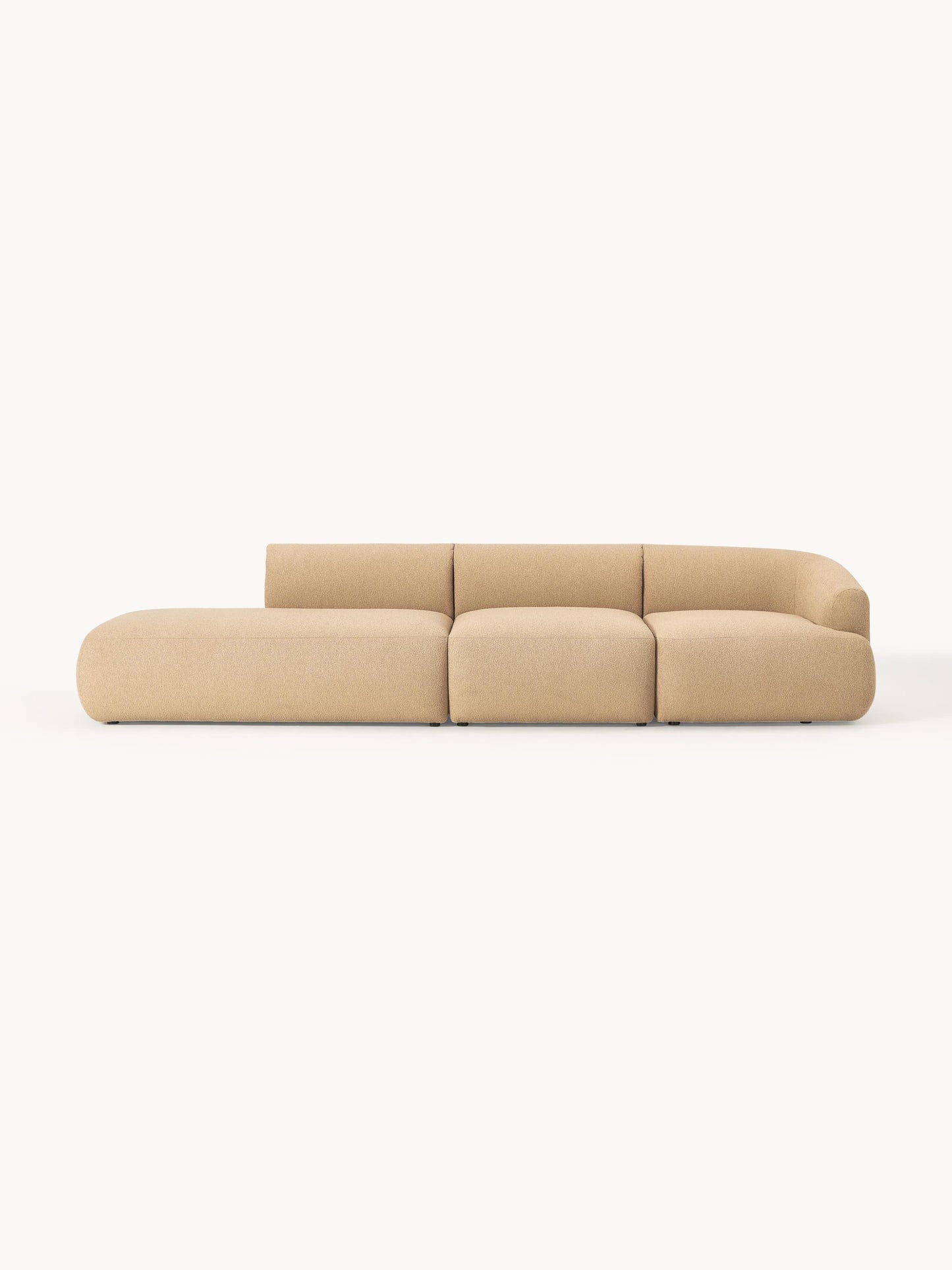 Galeriebild 1 - Modulare Bouclé-Chaise Sofia (2-Sitzer)