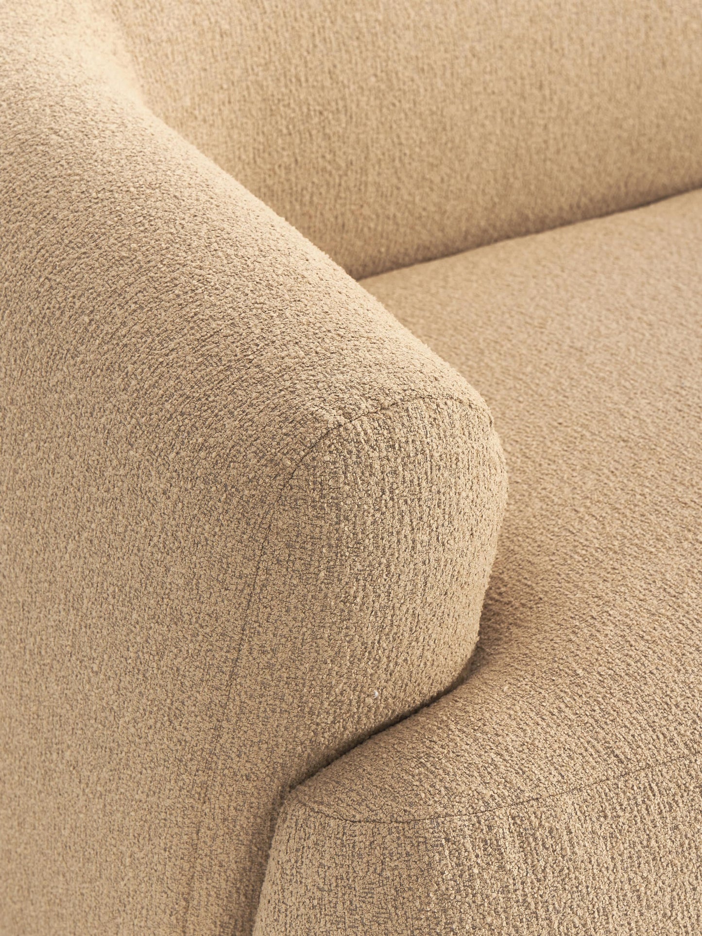 Modulare Bouclé-Chaise Sofia (2-Sitzer)