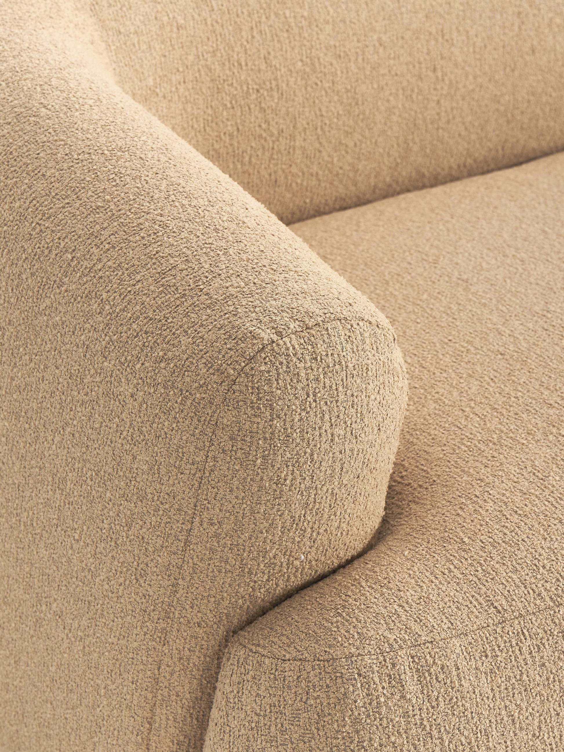 Modulare Bouclé-Chaise Sofia (2-Sitzer)