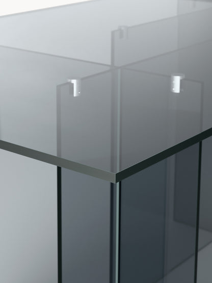 Esstisch Anouk aus Glas, 180 x 90 cm