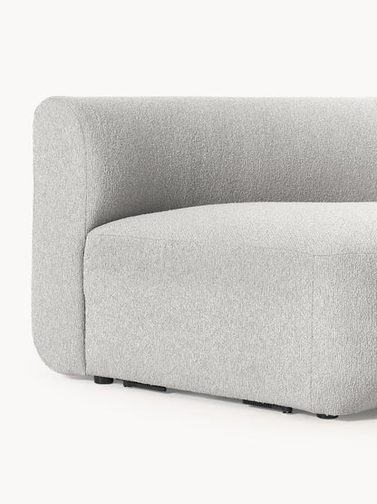 Rundes Bouclé-Eckmodul Sofia