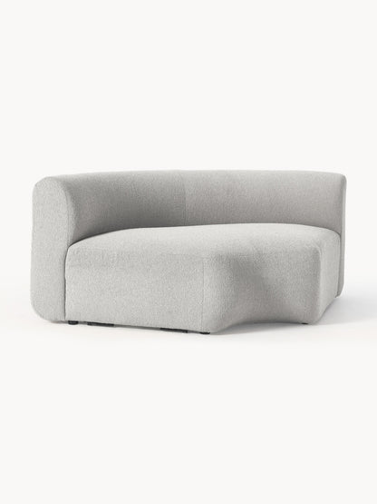 Rundes Bouclé-Eckmodul Sofia
