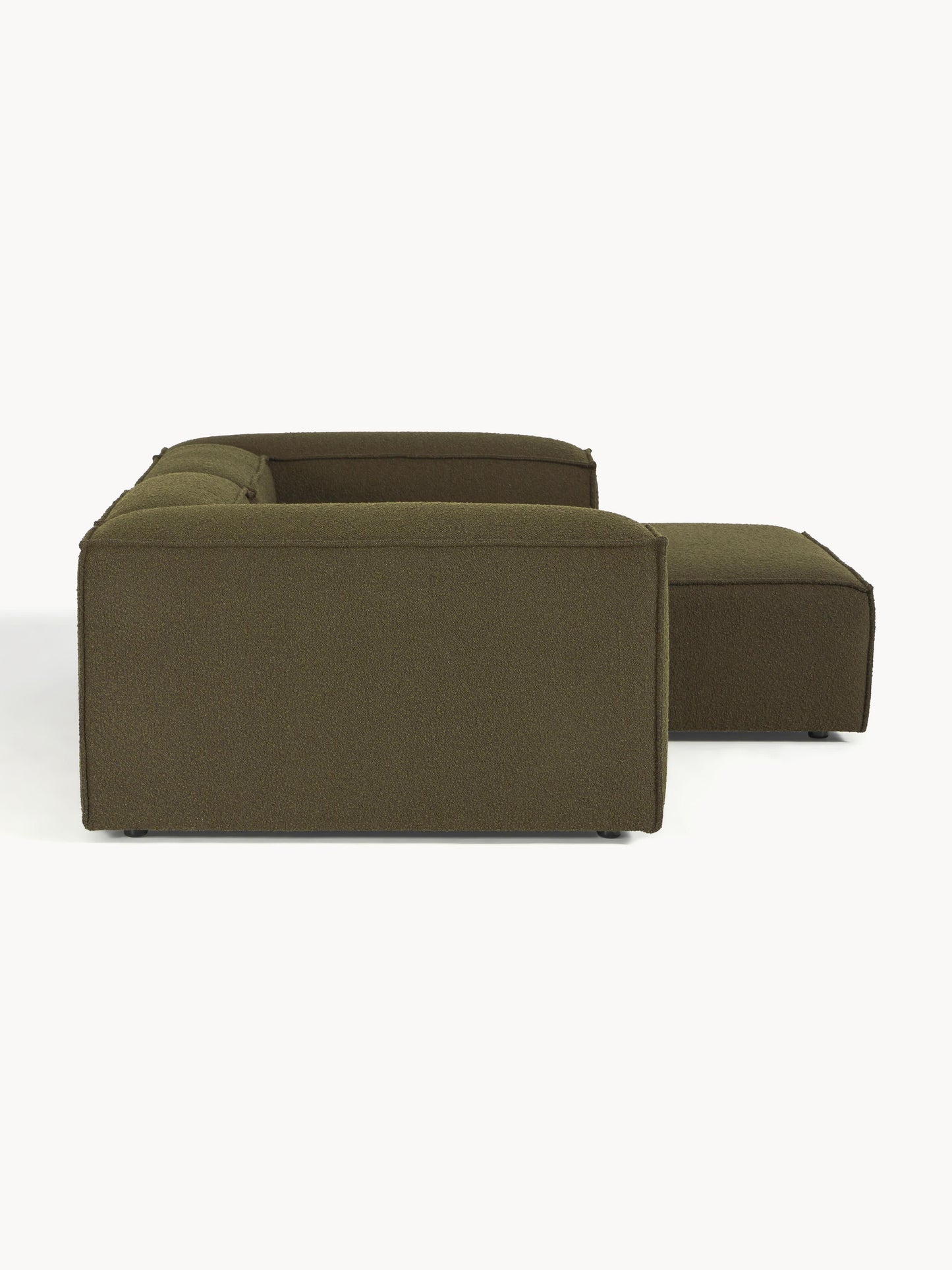 Modulares Bouclé-Ecksofa Lennon (2-Sitzer)