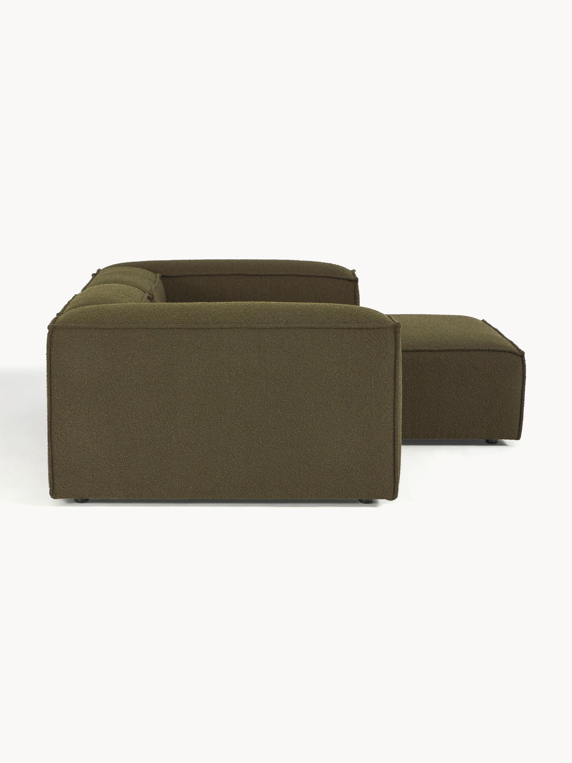 Modulares Bouclé-Ecksofa Lennon (2-Sitzer)