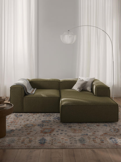Modulares Bouclé-Ecksofa Lennon (2-Sitzer)
