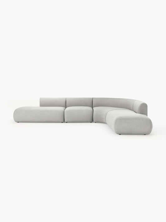 Galeriebild 1 - Modulares Bouclé-Ecksofa Sofia (4-Sitzer)