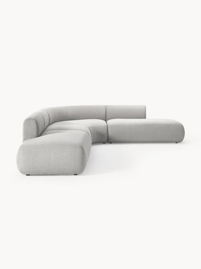 Modulares Bouclé-Ecksofa Sofia (4-Sitzer)