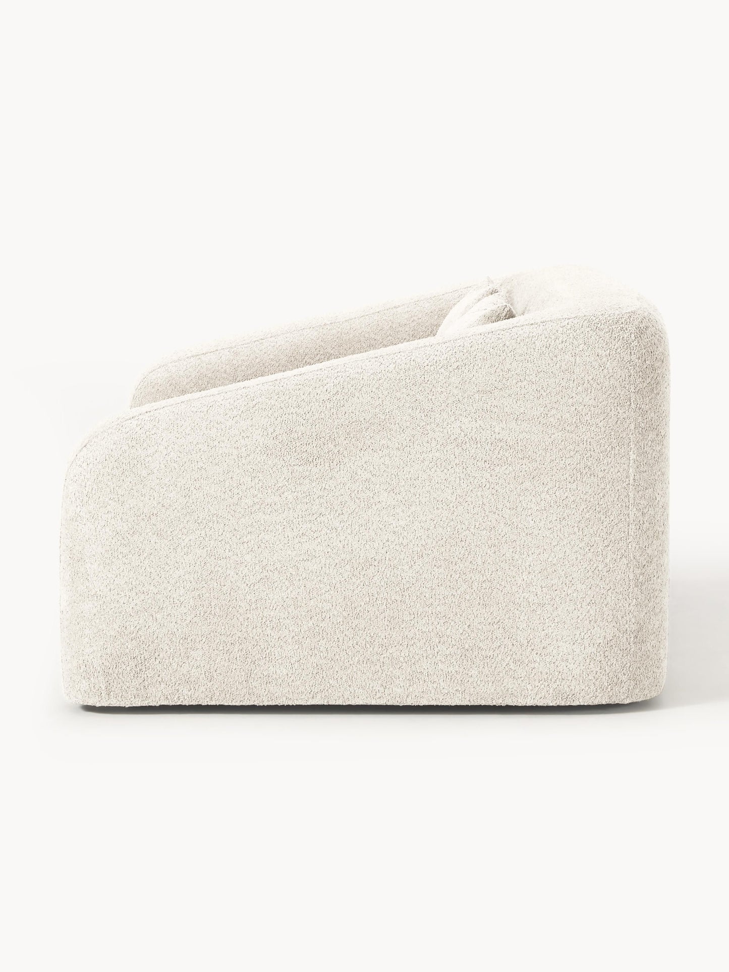 Schlafsofa Eliot (2-Sitzer) aus Teddy-Bouclé
