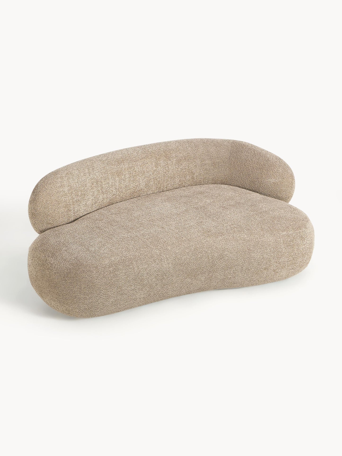 Sofa Alba (2-Sitzer) aus Teddy-Bouclé