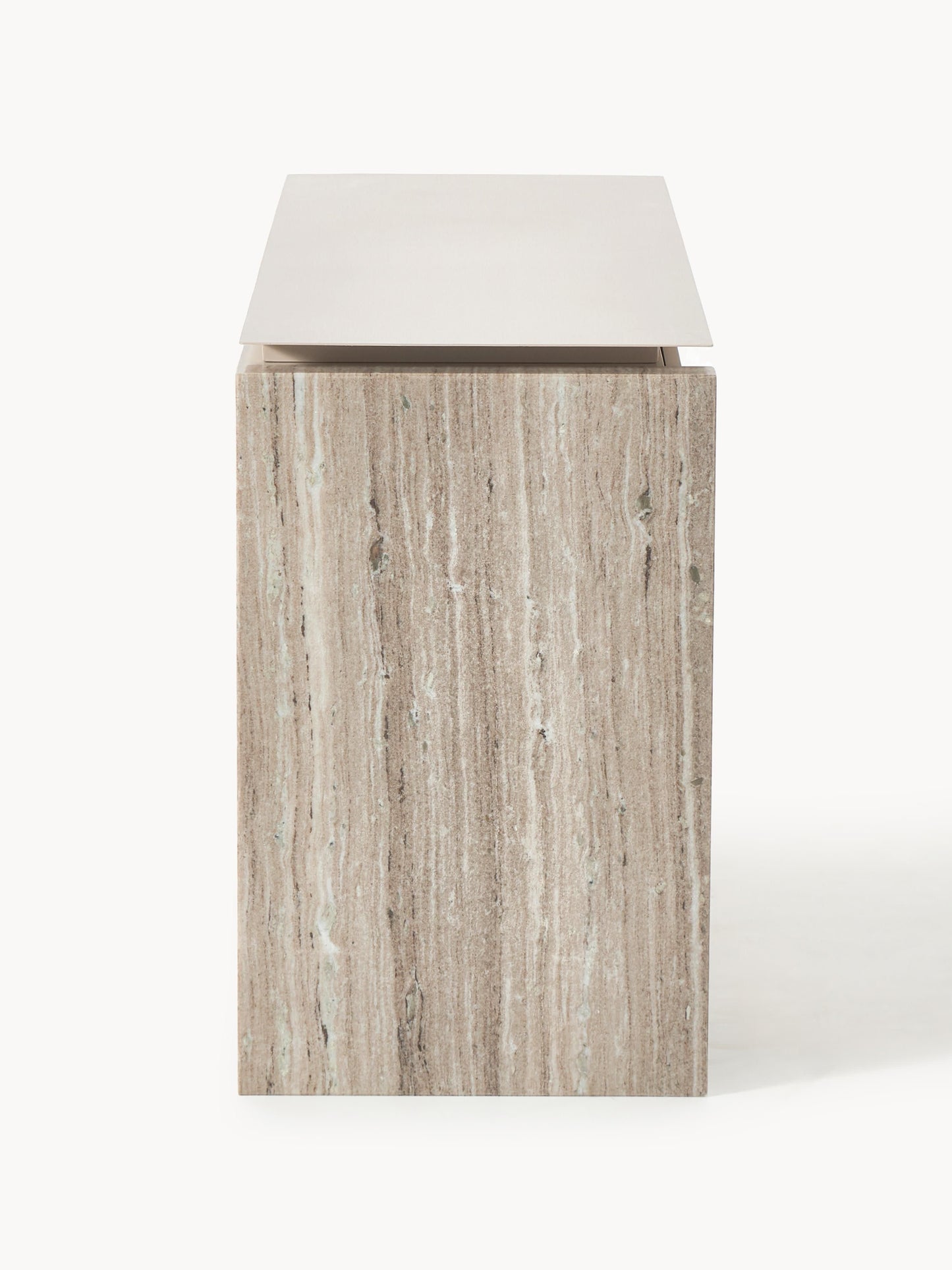 Sideboard Bruce aus Marmor und Metall
