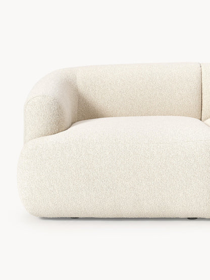 Modulares Bouclé-Ecksofa Sofia (4-Sitzer)