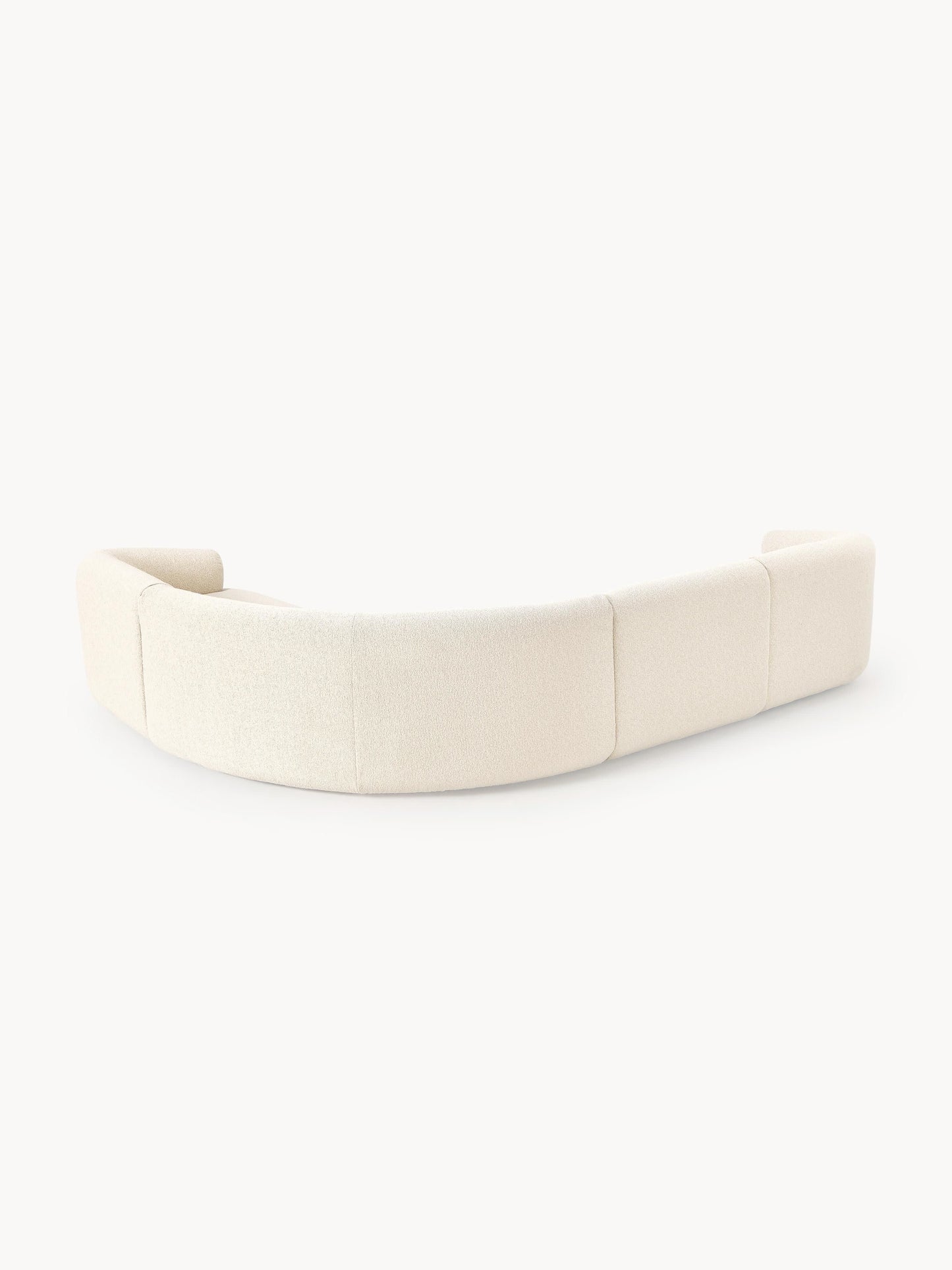 Modulares Bouclé-Ecksofa Sofia (4-Sitzer)