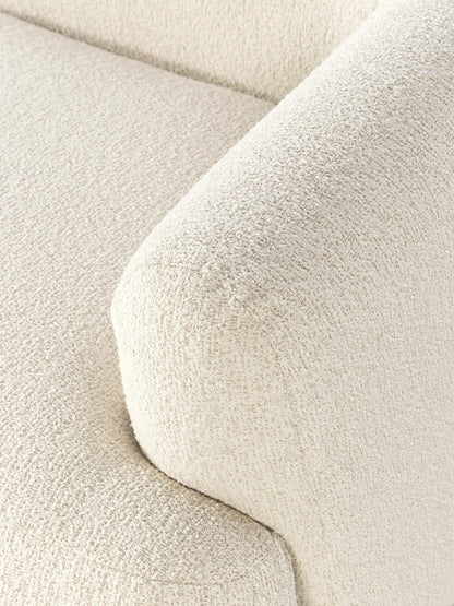 Modulares Bouclé-Ecksofa Sofia (4-Sitzer)