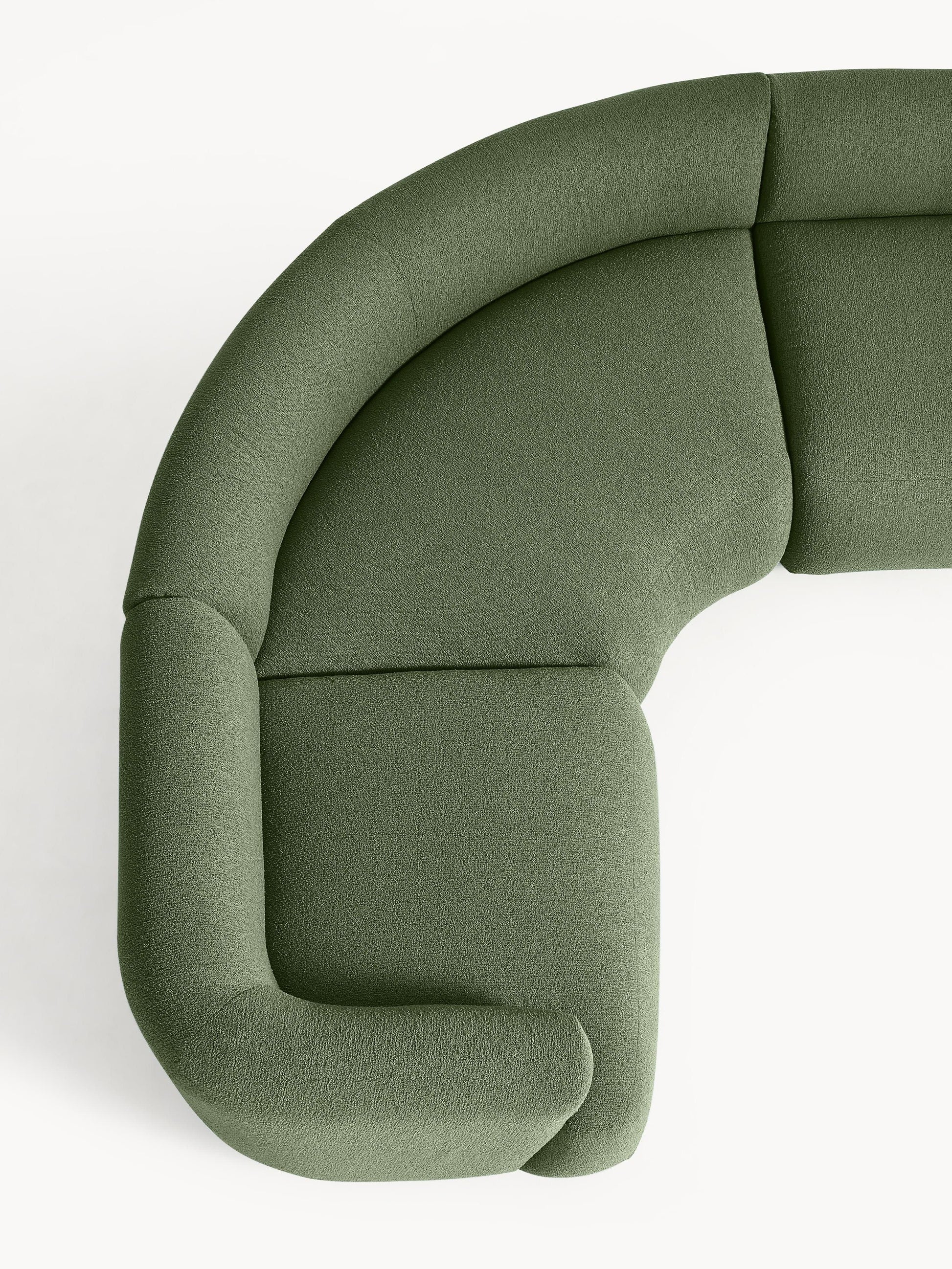 Modulares Bouclé-XL-Sofa Sofia