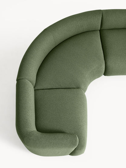 Modulares Bouclé-XL-Sofa Sofia