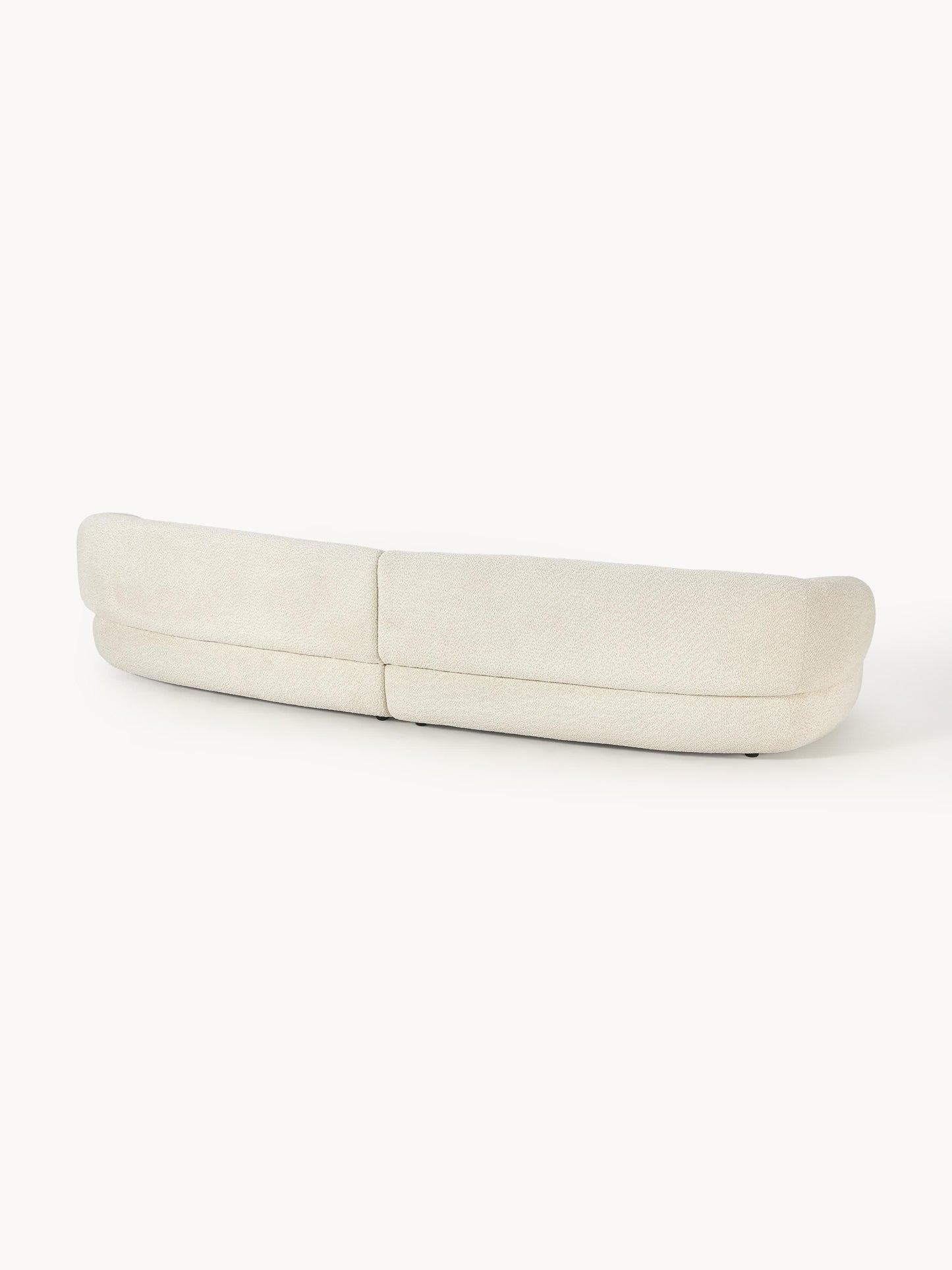 Sofa Alba (4-Sitzer) aus Teddy-Bouclé