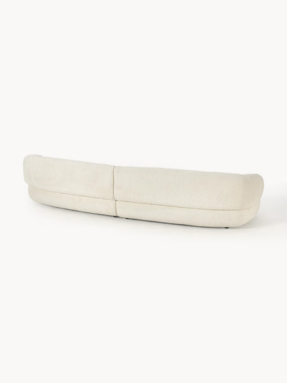 Sofa Alba (4-Sitzer) aus Teddy-Bouclé