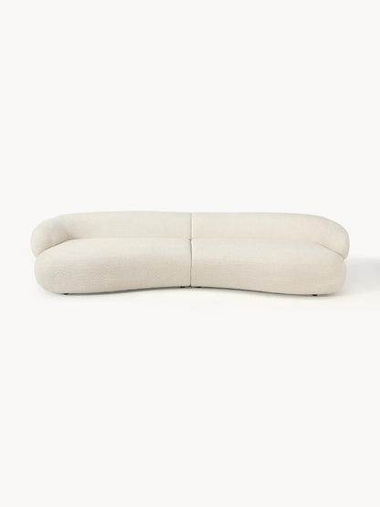 Galeriebild 1 - Sofa Alba (4-Sitzer) aus Teddy-Bouclé