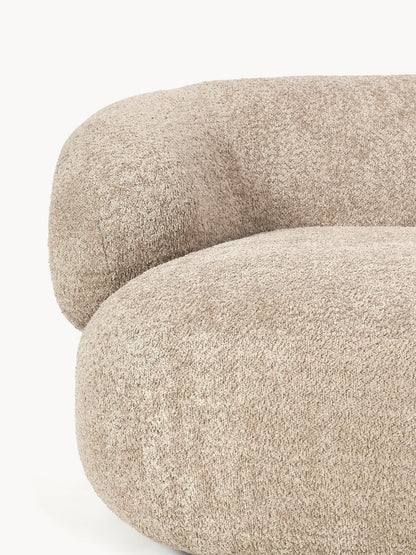 Sofa Alba (4-Sitzer) aus Teddy-Bouclé