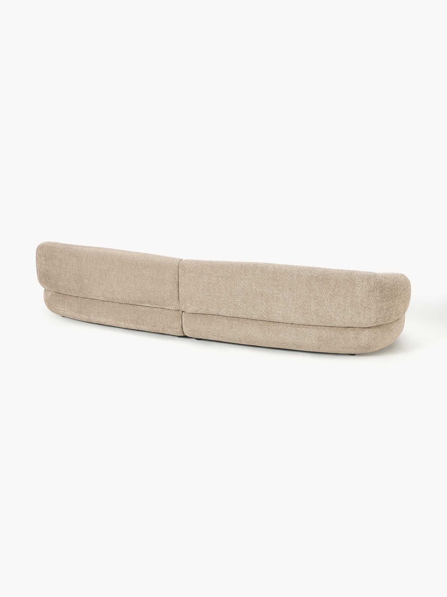Sofa Alba (4-Sitzer) aus Teddy-Bouclé
