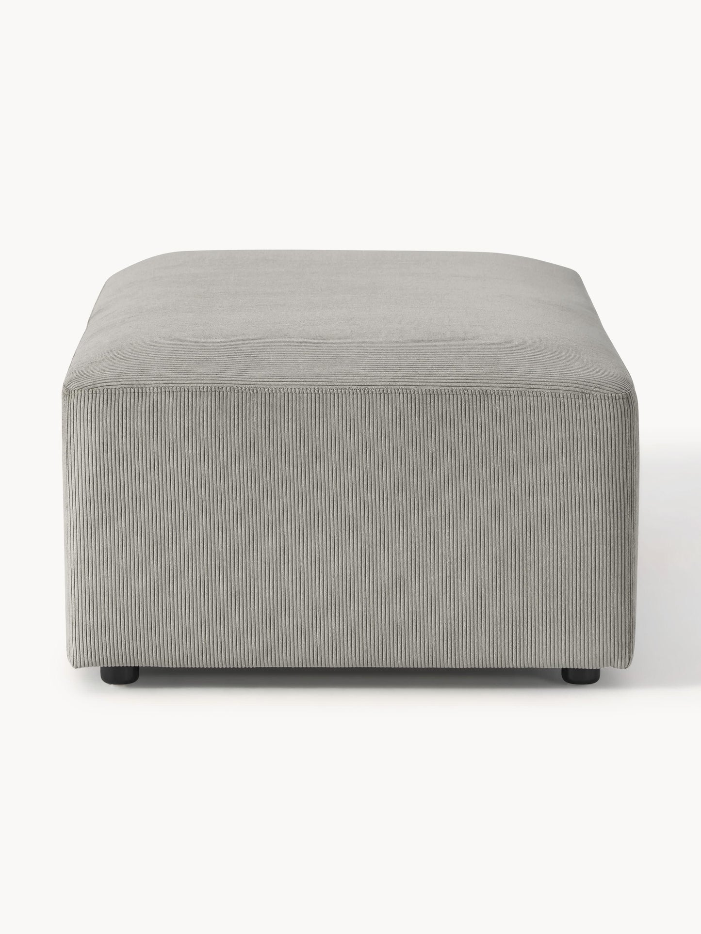 XL Sofa-Hocker Melva aus Cord, B 116 x T 72 cm