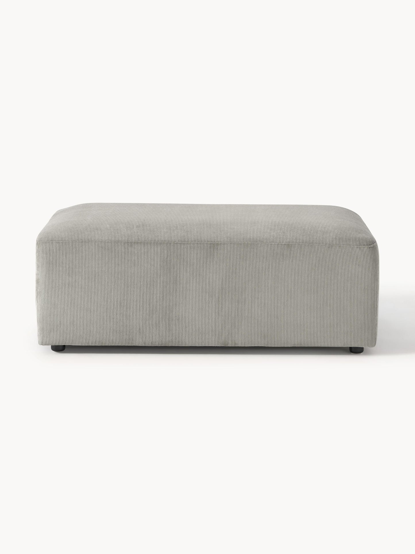 XL Sofa-Hocker Melva aus Cord, B 116 x T 72 cm