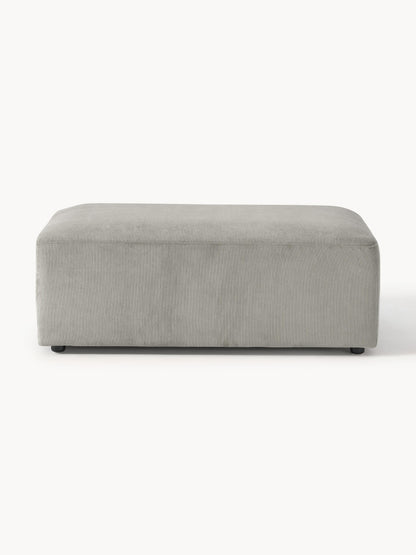XL Sofa-Hocker Melva aus Cord, B 116 x T 72 cm