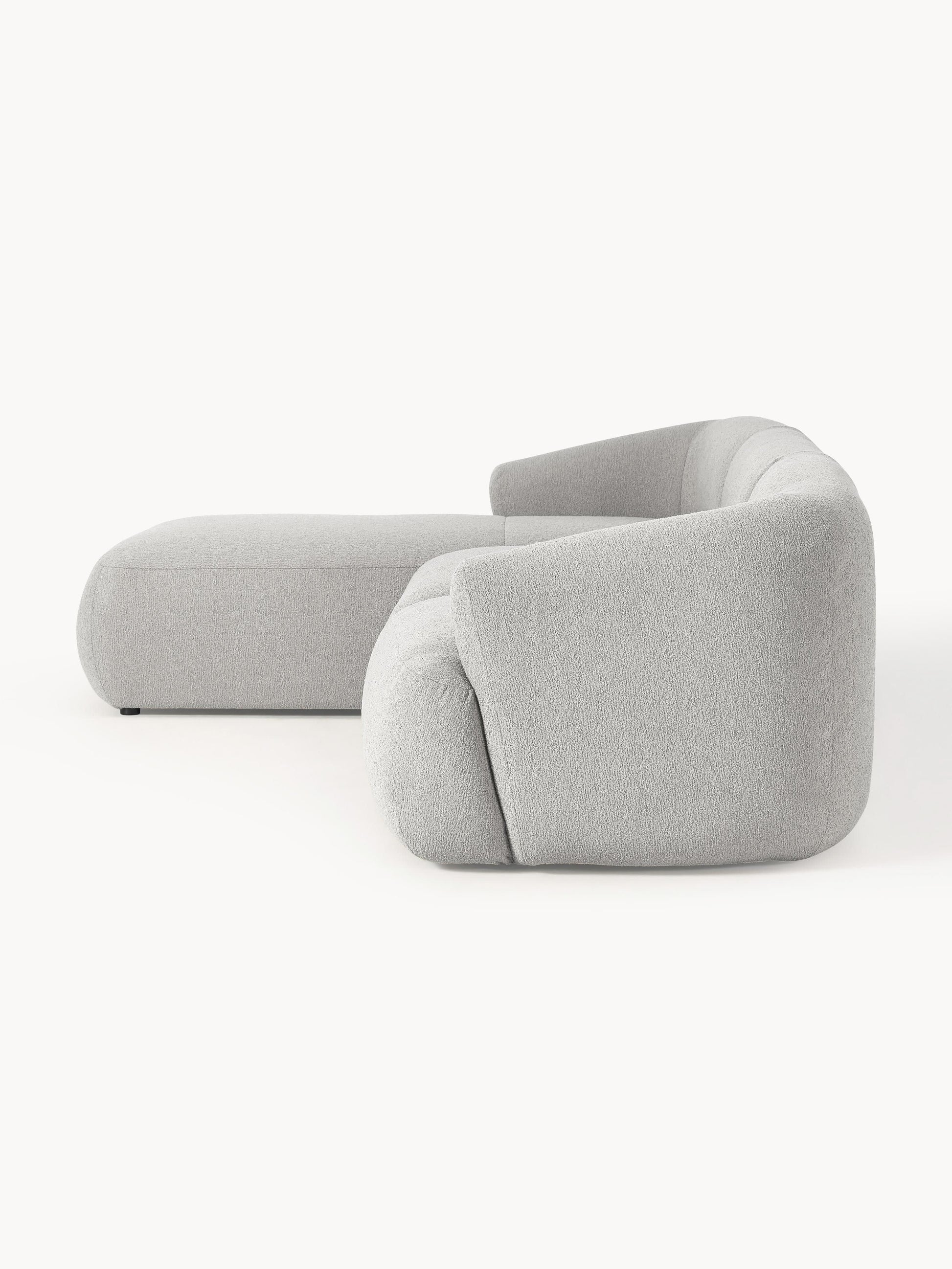 Modulares Bouclé-Ecksofa Sofia (3-Sitzer)