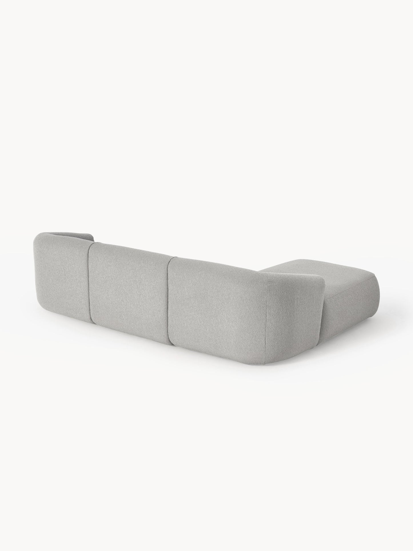 Modulares Bouclé-Ecksofa Sofia (3-Sitzer)