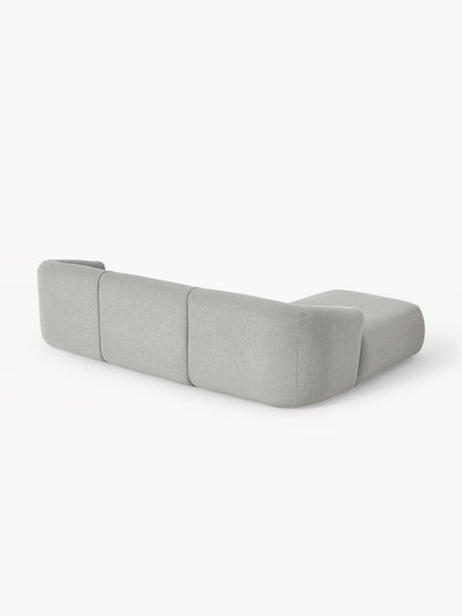 Modulares Bouclé-Ecksofa Sofia (3-Sitzer)