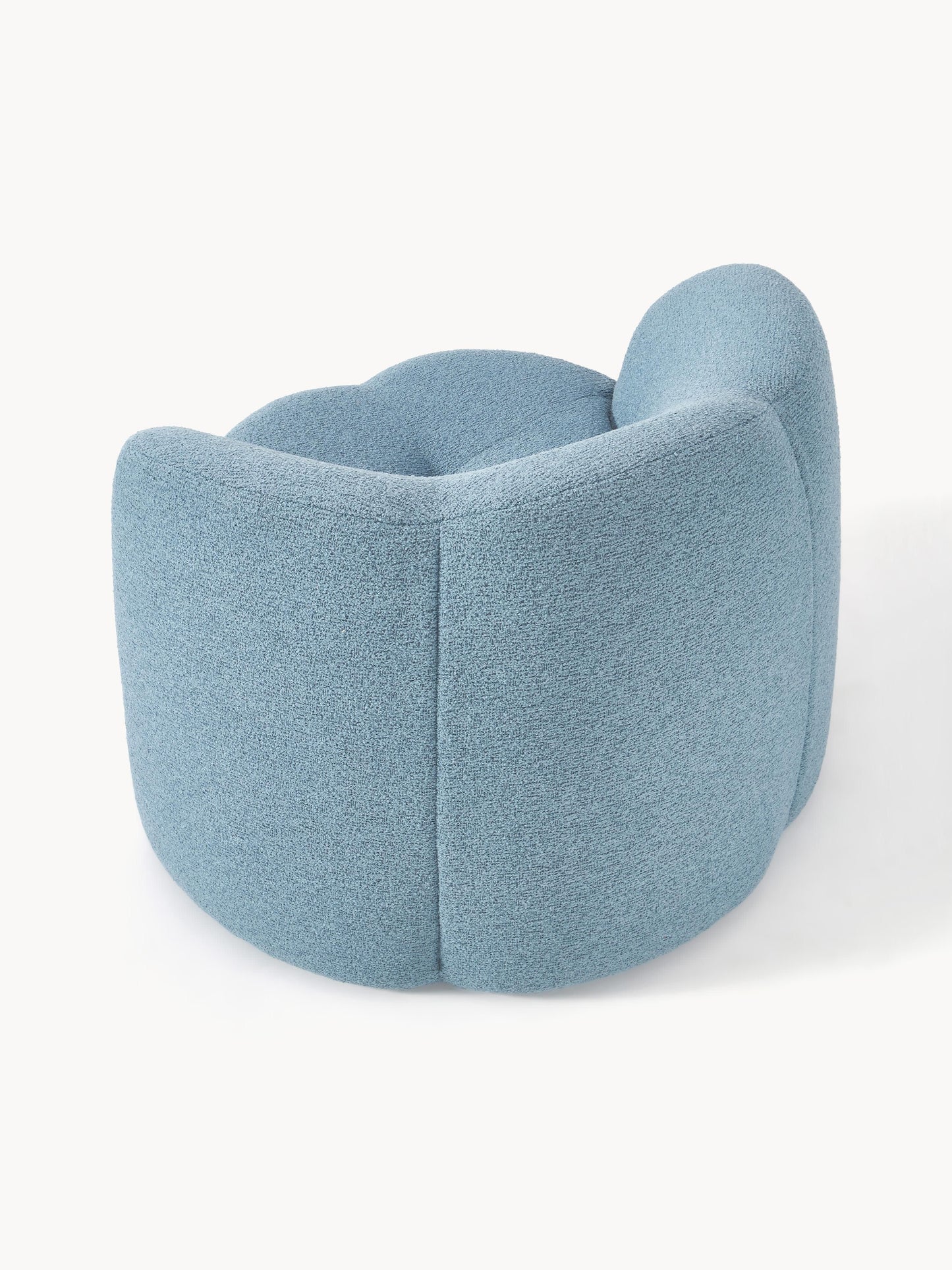 Bouclé-Loungesessel Fleur