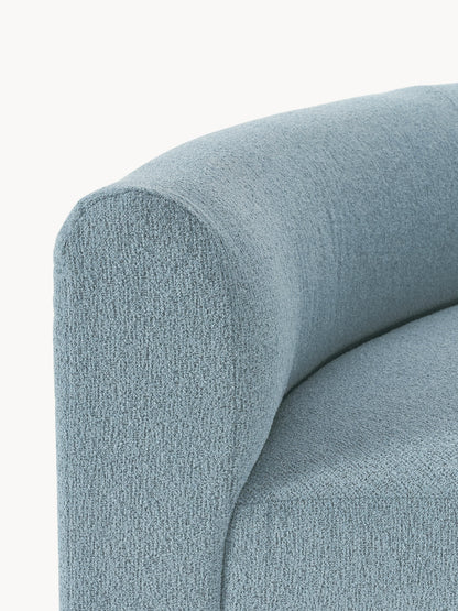 Rundes Bouclé-Eckmodul Sofia