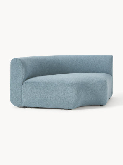 Rundes Bouclé-Eckmodul Sofia