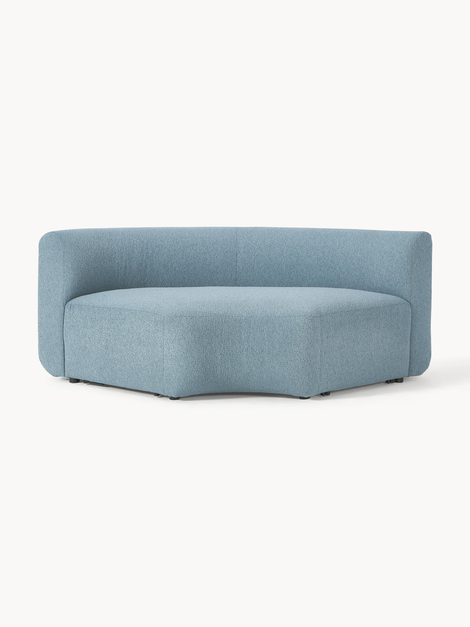 Galeriebild 1 - Rundes Bouclé-Eckmodul Sofia