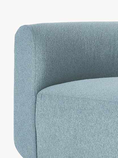 Rundes Bouclé-Eckmodul Sofia