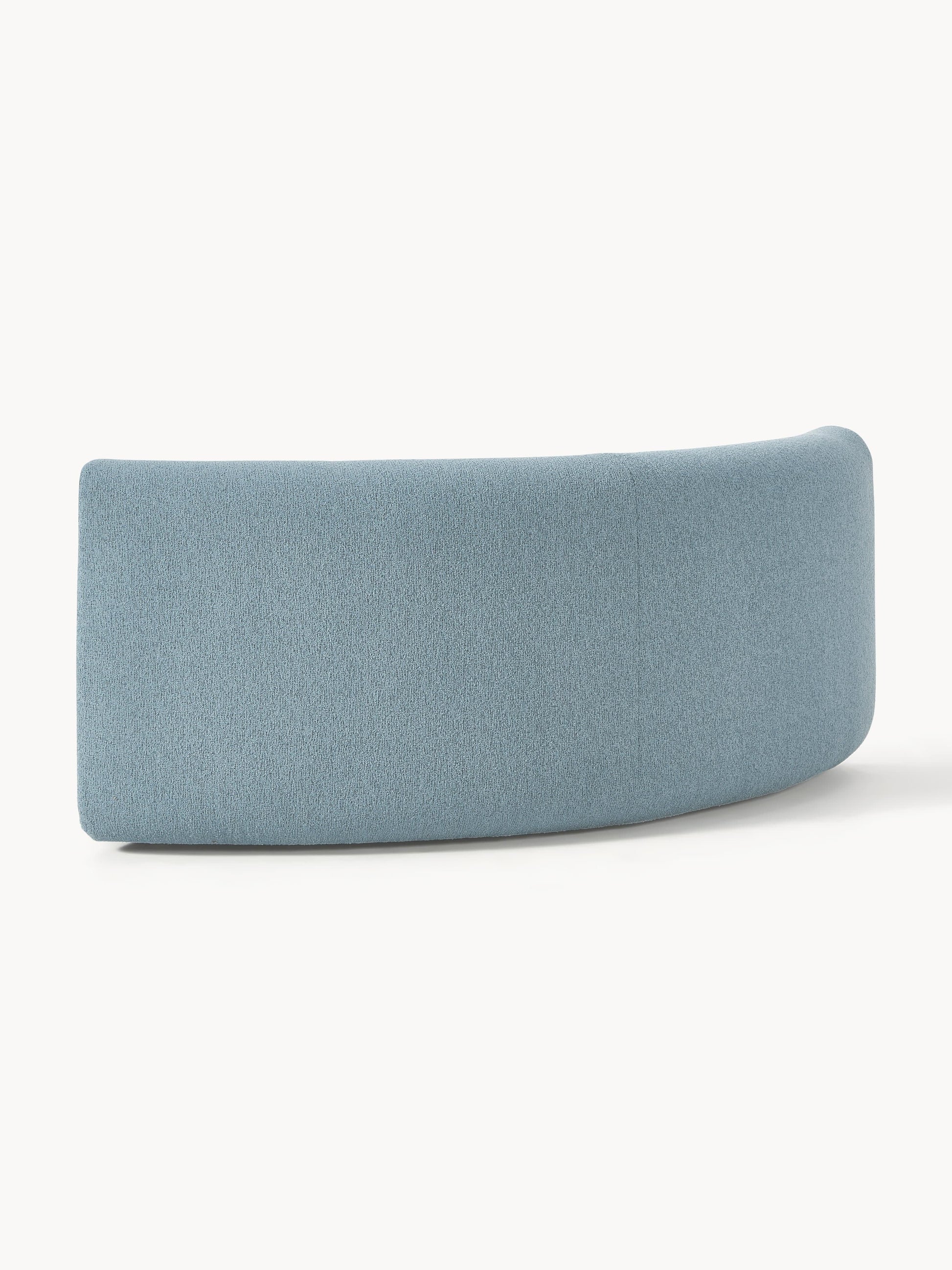 Rundes Bouclé-Eckmodul Sofia