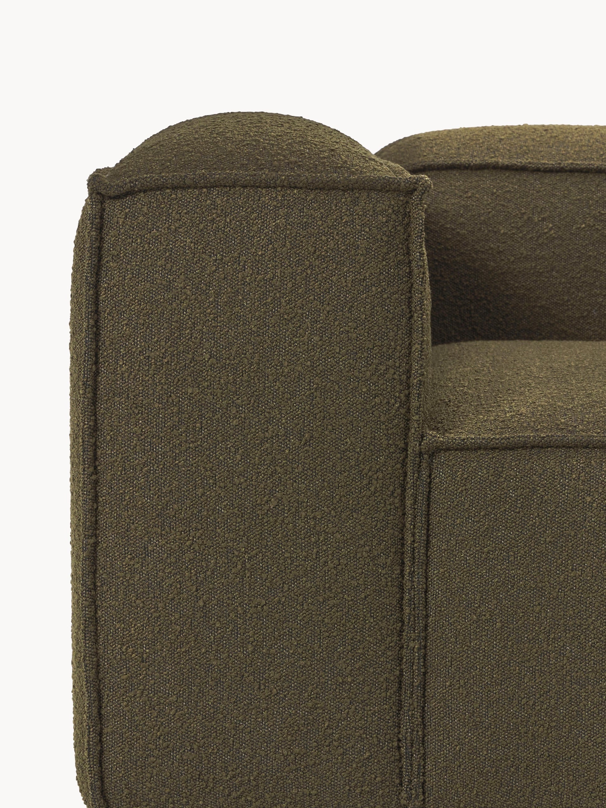 Modulares Sofa Lennon (3-Sitzer) aus Bouclé