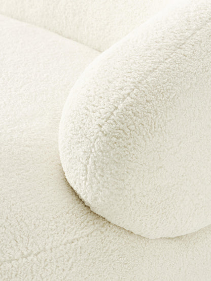 Sofa Alba (4-Sitzer) aus Teddyfell